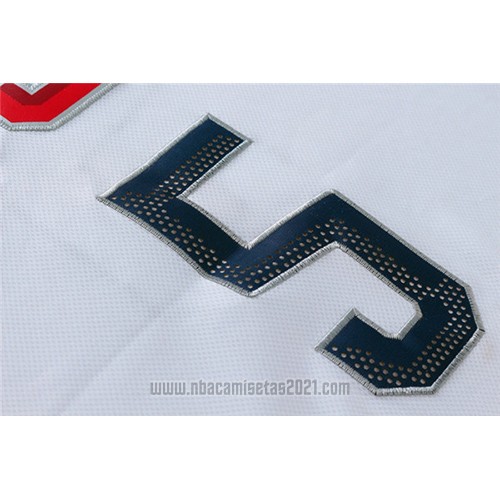 Camiseta USA 2016 Kevin Durant #5 Blanco